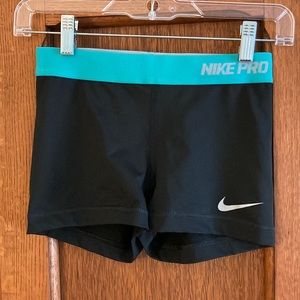 Nike Pro dry fit black compression shorts